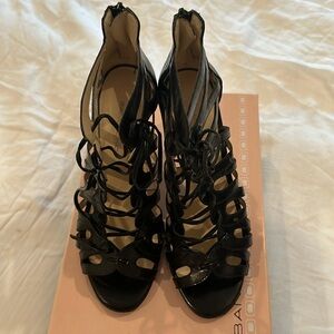 Bandolino Black Lace Up Sandal